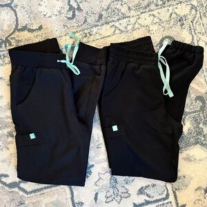 2 Pairs Garde Malade Jogger Scrub Pants